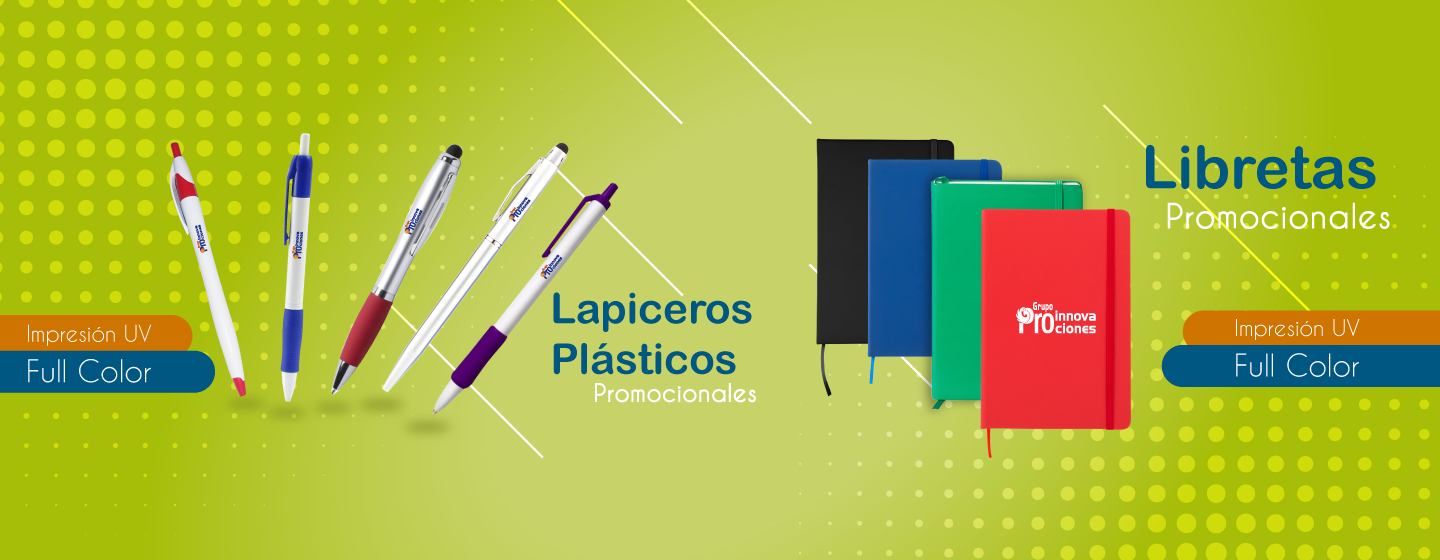¡Más Lapiceros y Libretas!